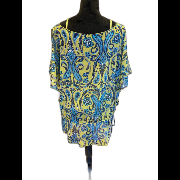 Apt 9  2 Piece Blouse & Cami Plus Size XL  16 - 18 Flowy and cool for hot months - Picture 2 of 10